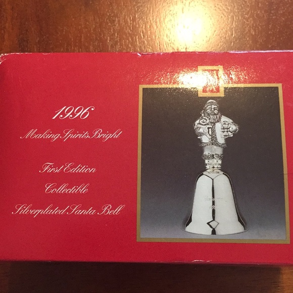 Silverplated Santa Bell - Picture 5 of 6